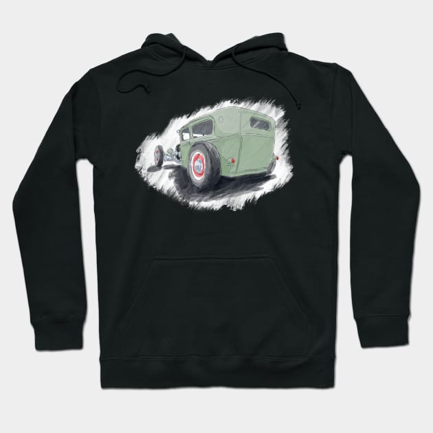 Rad Rod Hoodie by The Flying Pencil